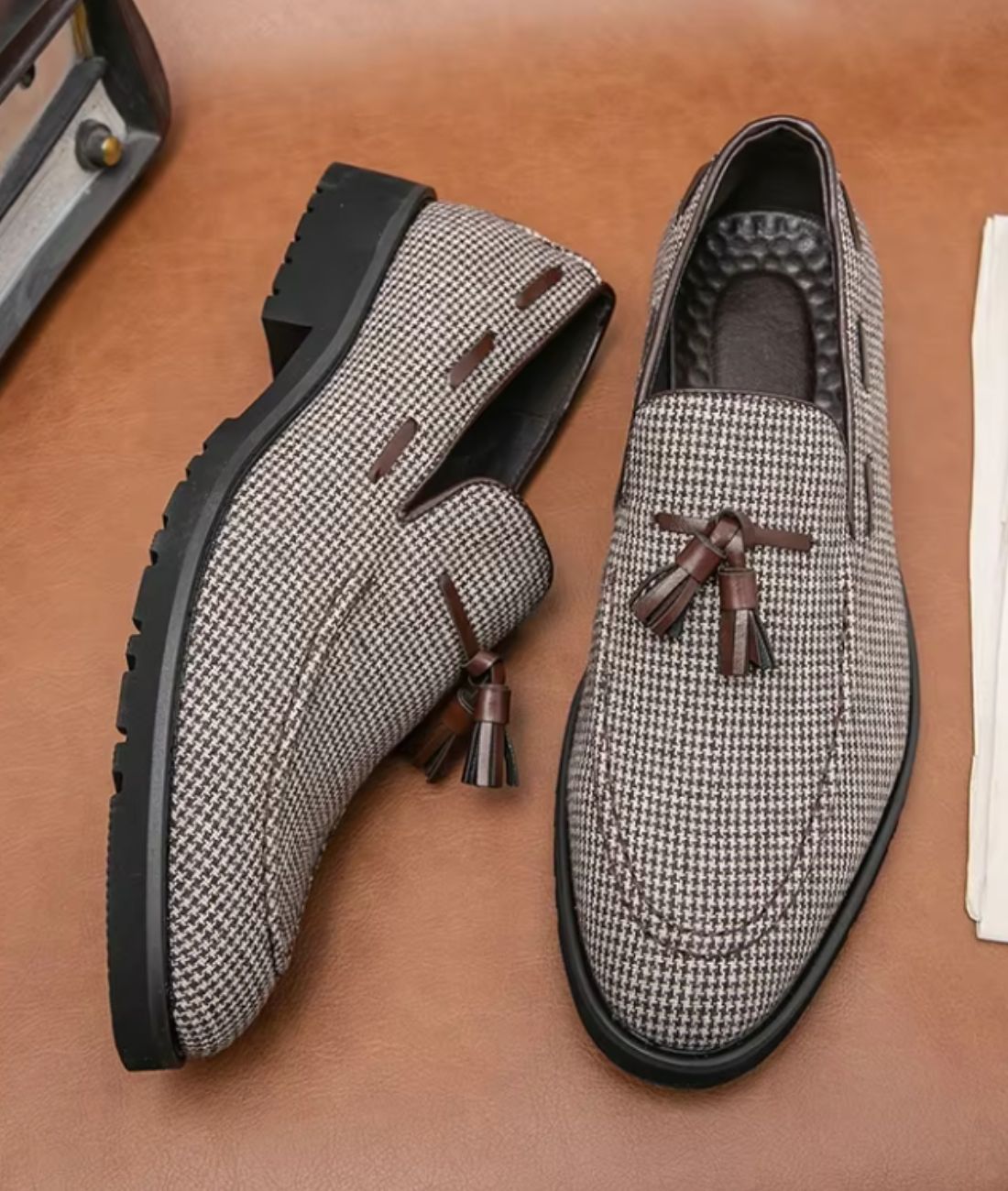 Mocassins À Gland Type Bateau Pour Homme