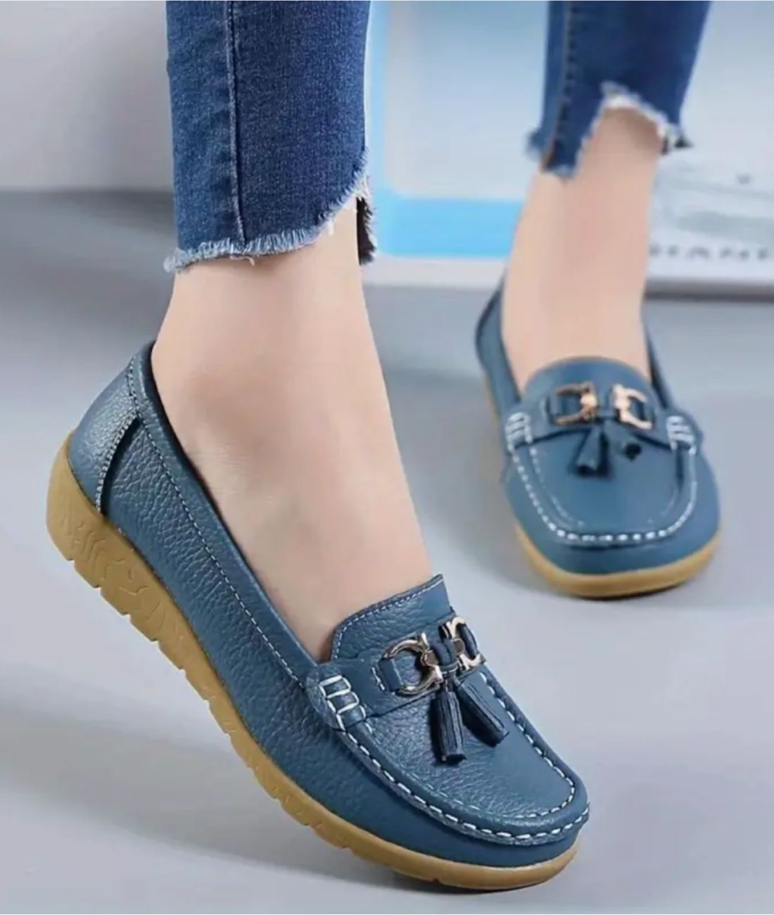 Mocassins À Glands À Inspiration Bateau Pour Femme