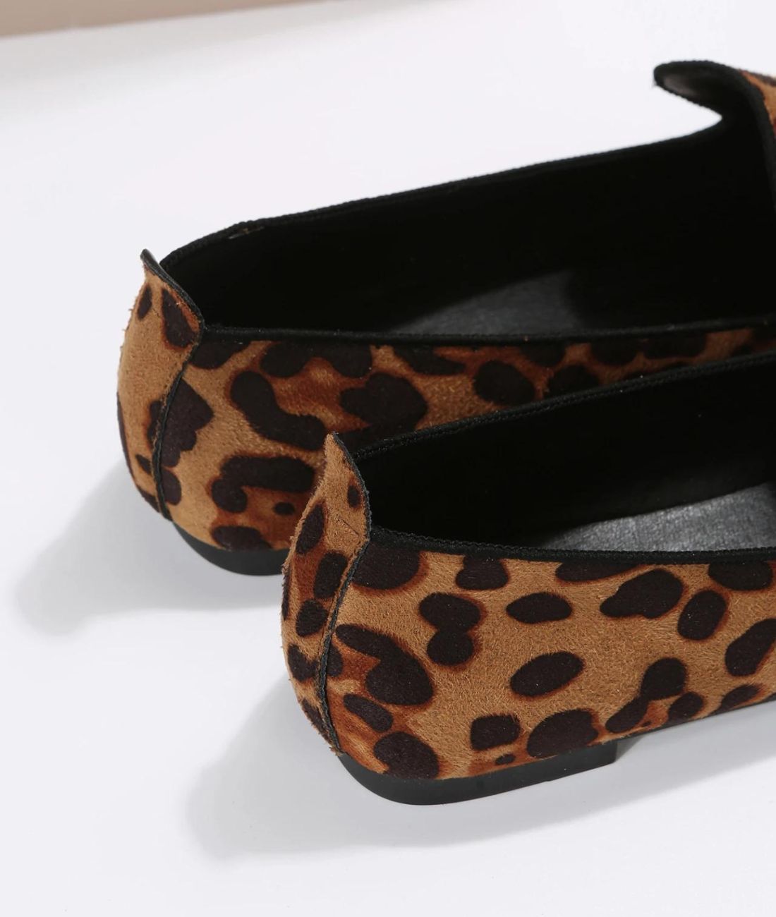 Mocassin Imprimé Léopard en Cuir – Femme