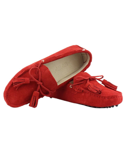 Mocassins Indiens À Franges Et Boucles