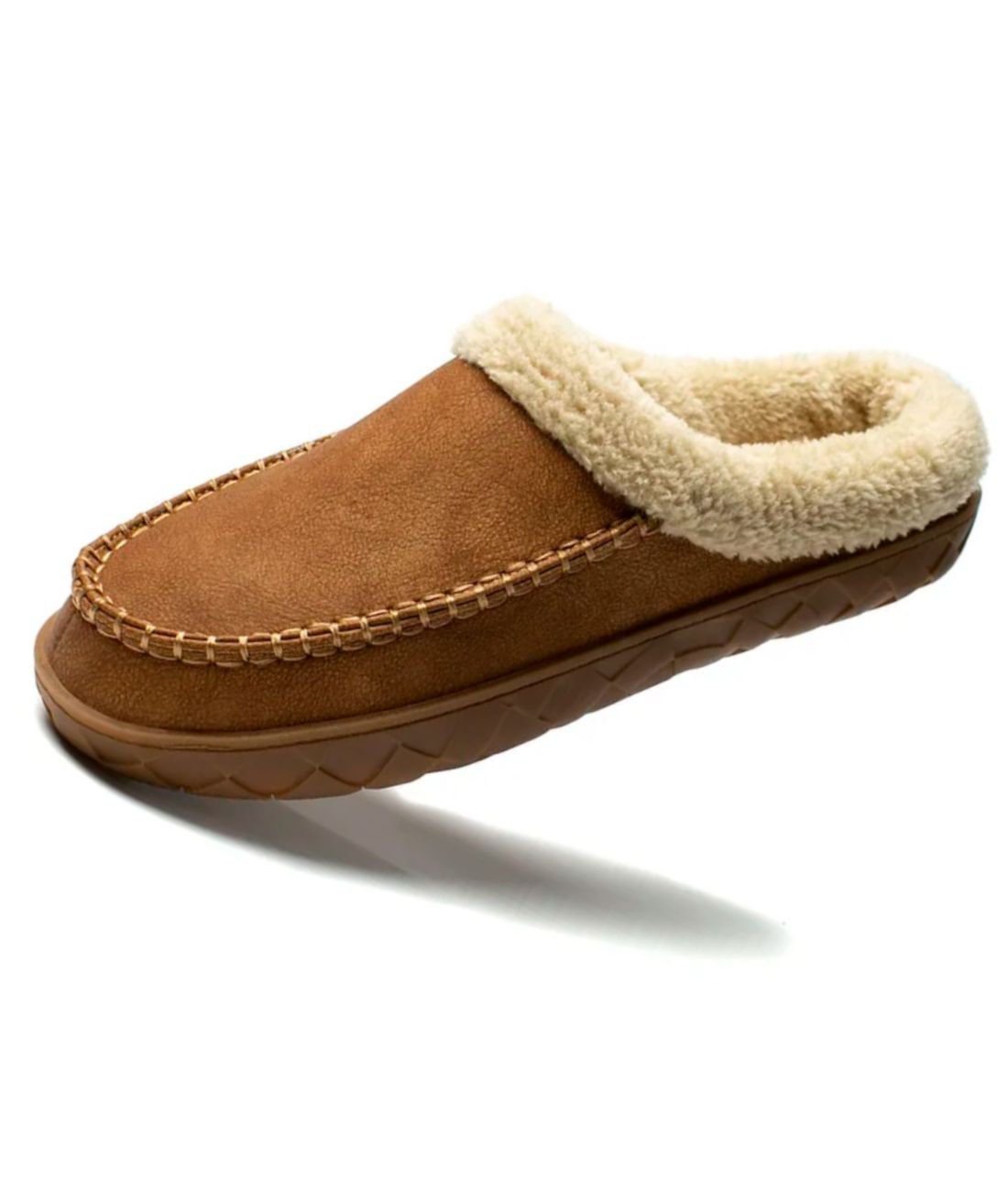 Mocassins Indiens D’hiver En Suédine Fourrés