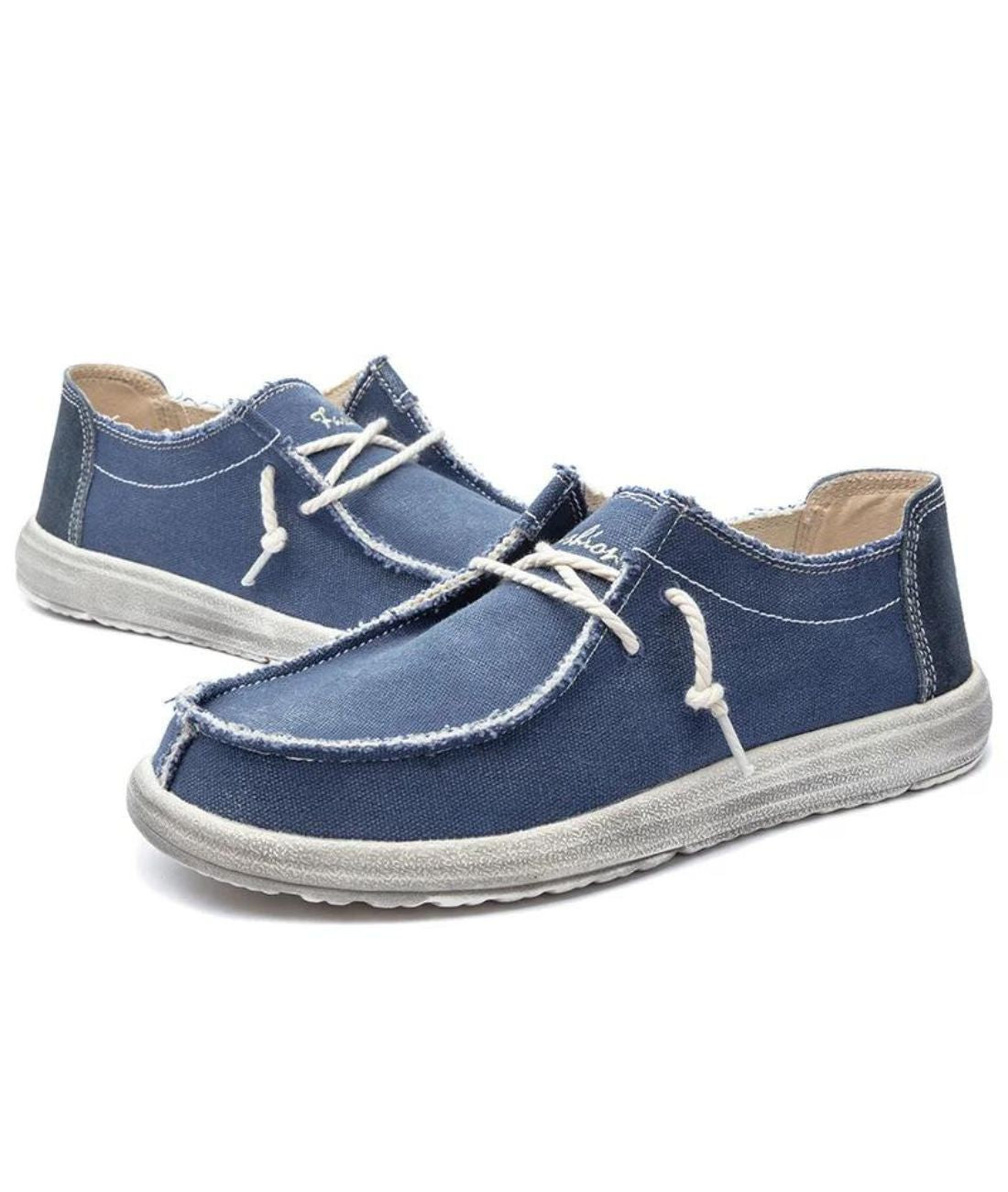 Mocassins Légers Et Décontractés Pour Homme En Tissu