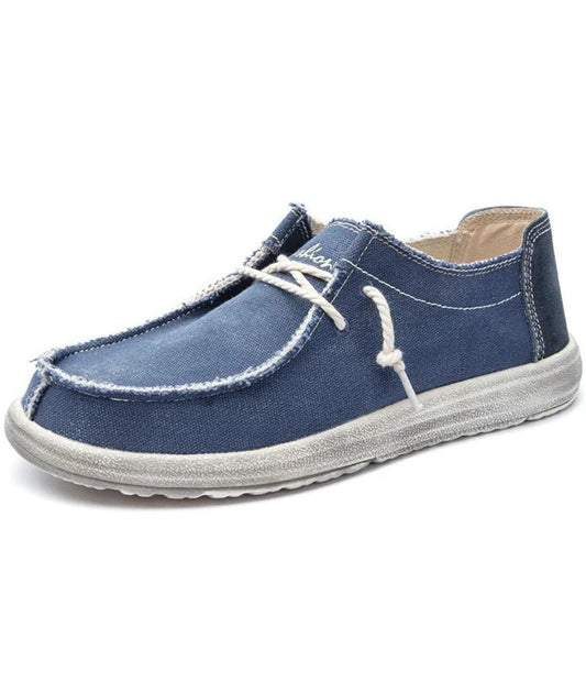 Mocassins Légers Et Décontractés Pour Homme En Tissu