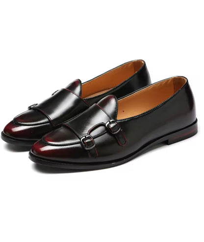 Mocassin en Effet vernis Noir Profond – Homme