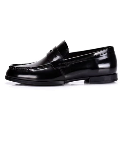 Mocassin en Effet vernis Noir Profond – Homme