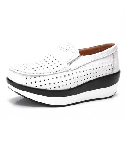Mocassins Orthopédiques Antichoc en Effet cuir Pour Femme