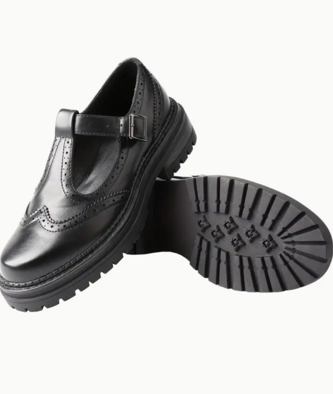 Mocassins Orthopédiques À Bride Et Semelle Épaisse