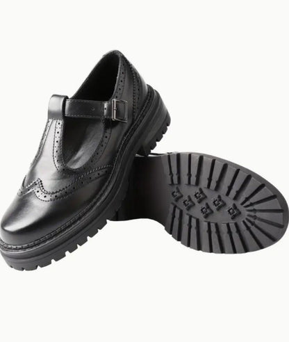 Mocassins Orthopédiques À Bride Et Semelle Épaisse