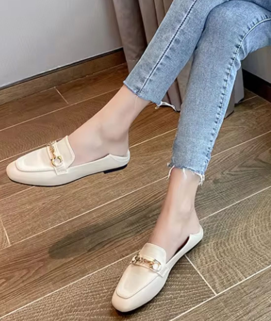 Mocassins Orthopédiques en Effet cuir Synthétique Style Ballerines Pour Femme