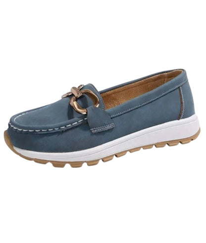 Mocassins Orthopédiques En Suédine Compensés