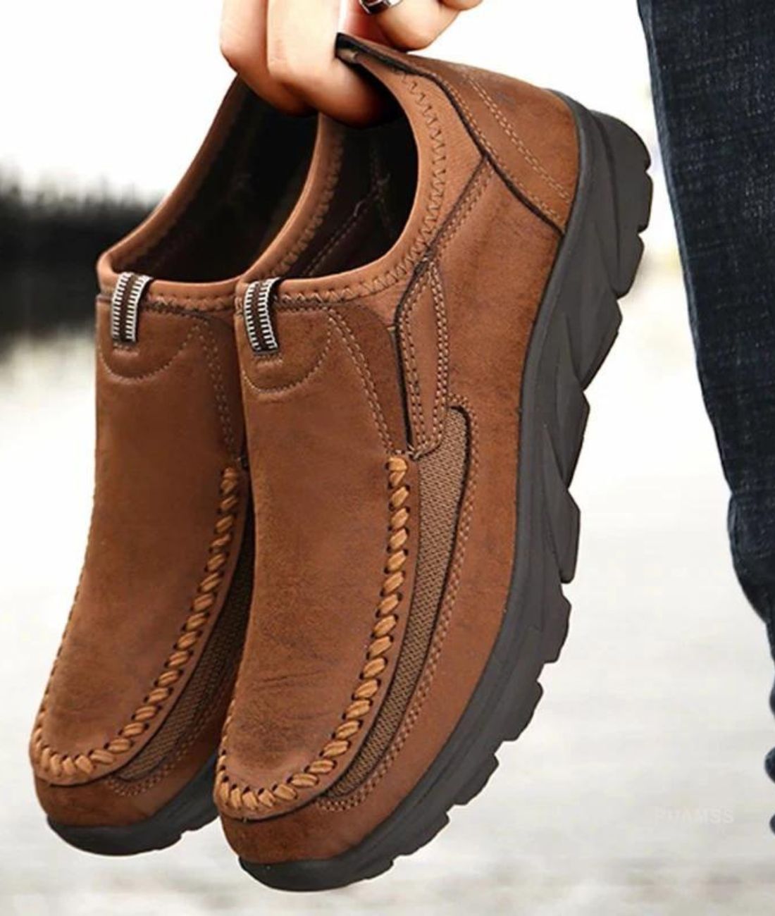 Mocassins Orthopédiques de Marche Pour Homme