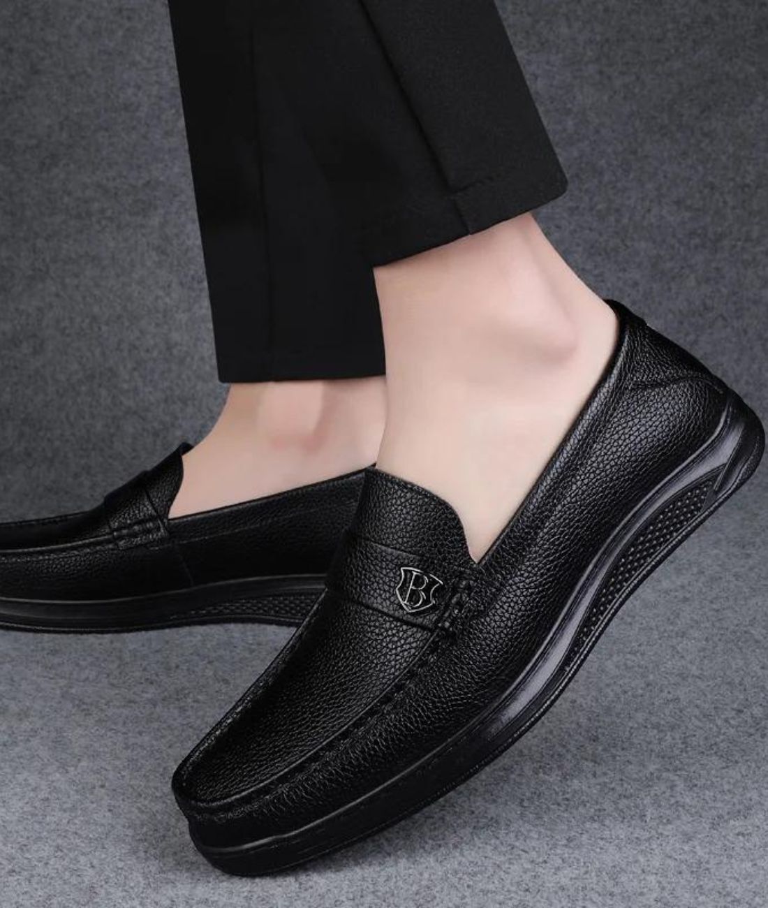 Mocassins Orthopédiques À Semelle Épaisse Pour Homme
