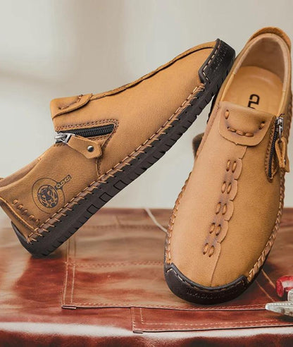 Mocassins Plats en Effet cuir Synthétique Pour Hommes