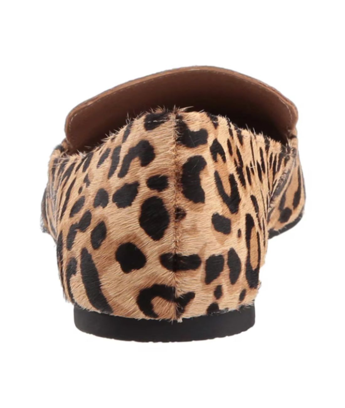 Mocassin Pointu en Velours Imprimé Léopard – Femme