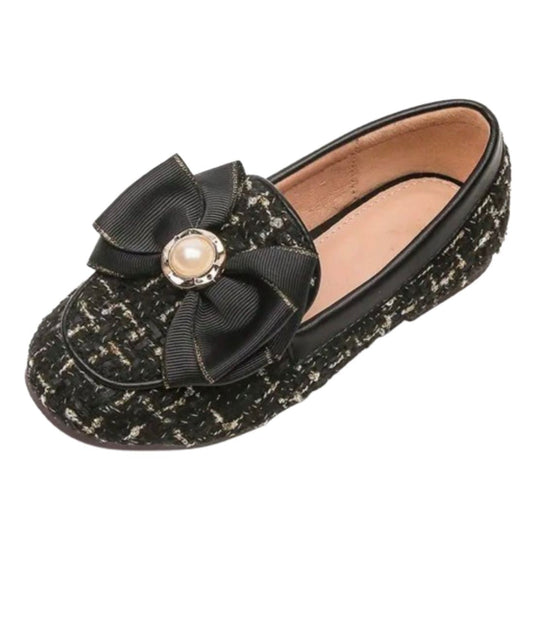 Mocassins À Semelle Épaisse À Noeud Papillon Et Épingle