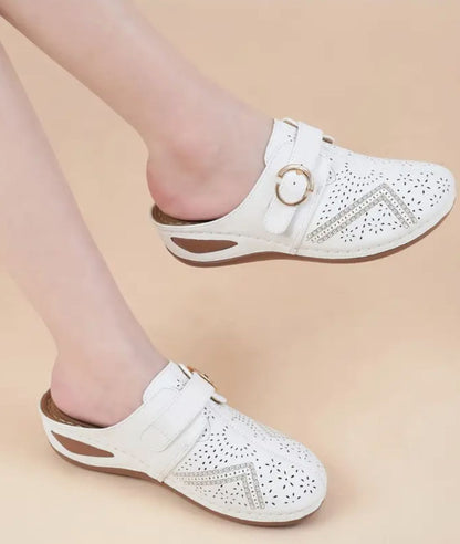 Mocassins Compensés Et Éléments Décoratifs Pour Femme