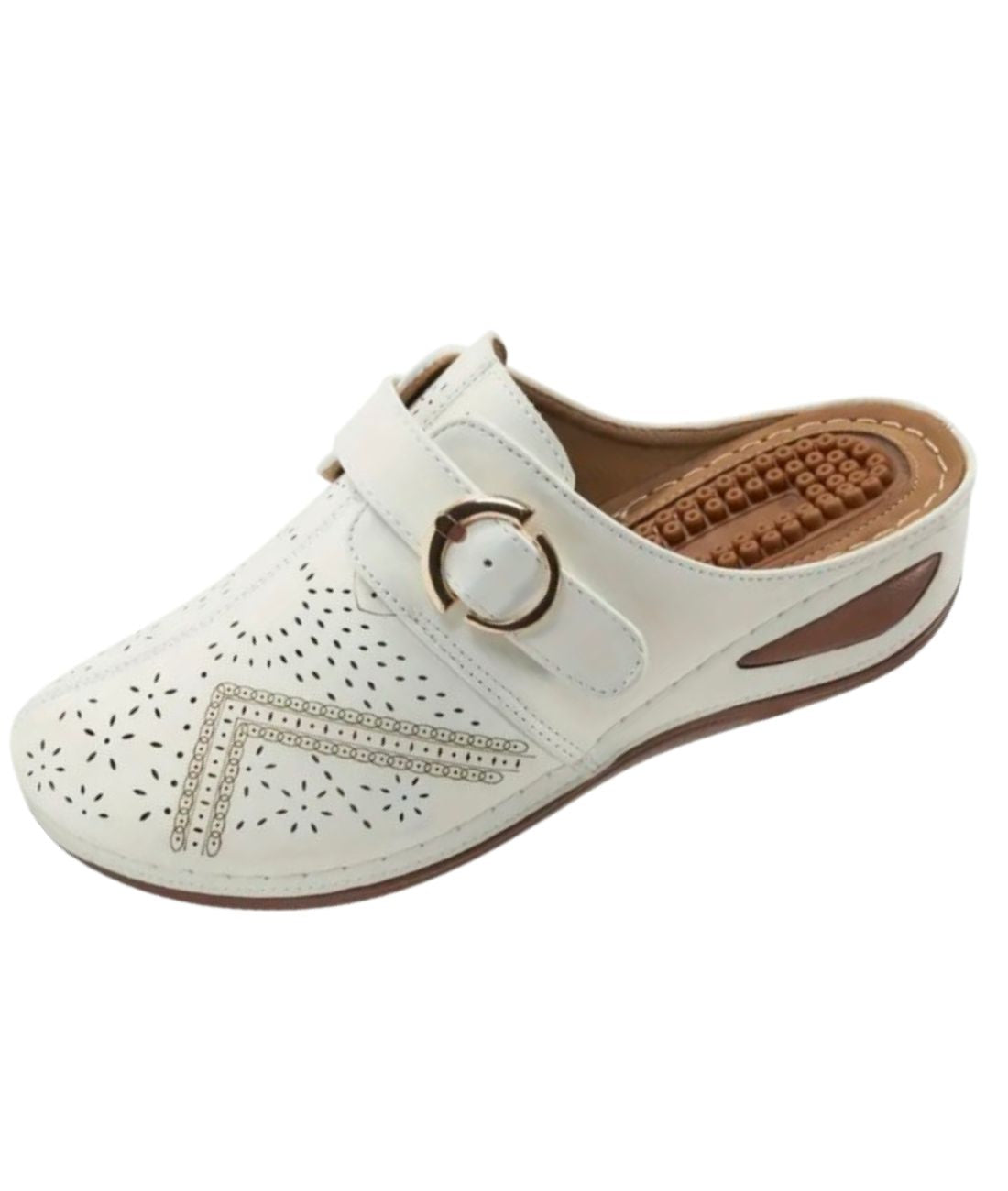 Mocassins Compensés Et Éléments Décoratifs Pour Femme
