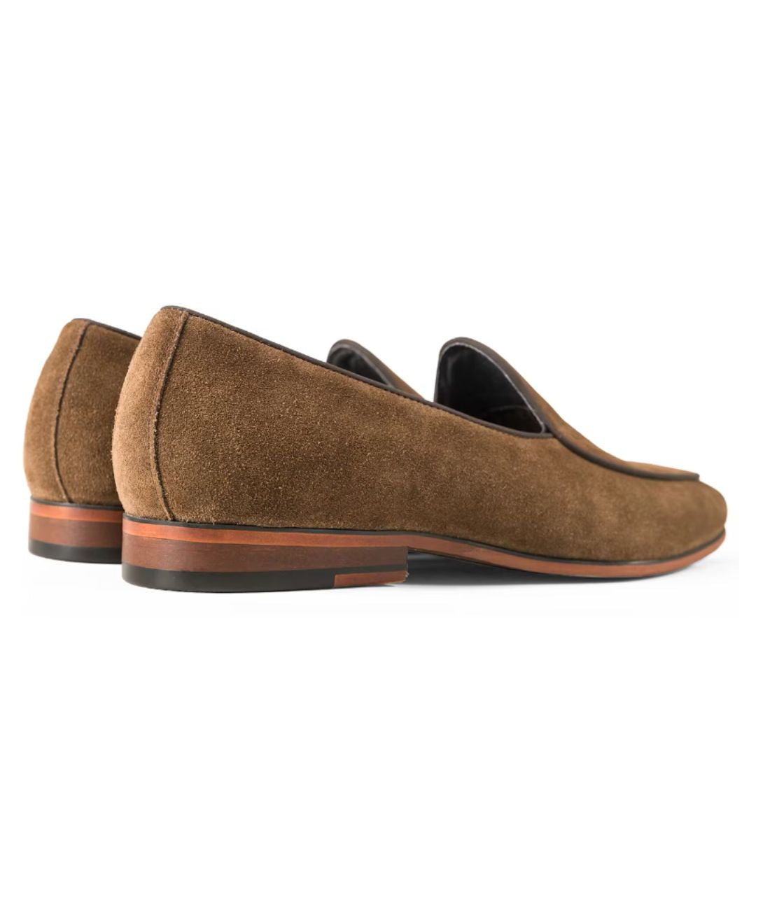 Mocassins Simples À Talons Et Semelle Épaisse