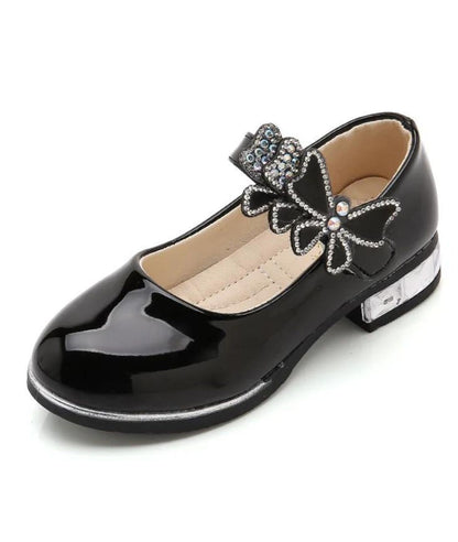 Mocassins Solides en Effet cuir Pour Fille