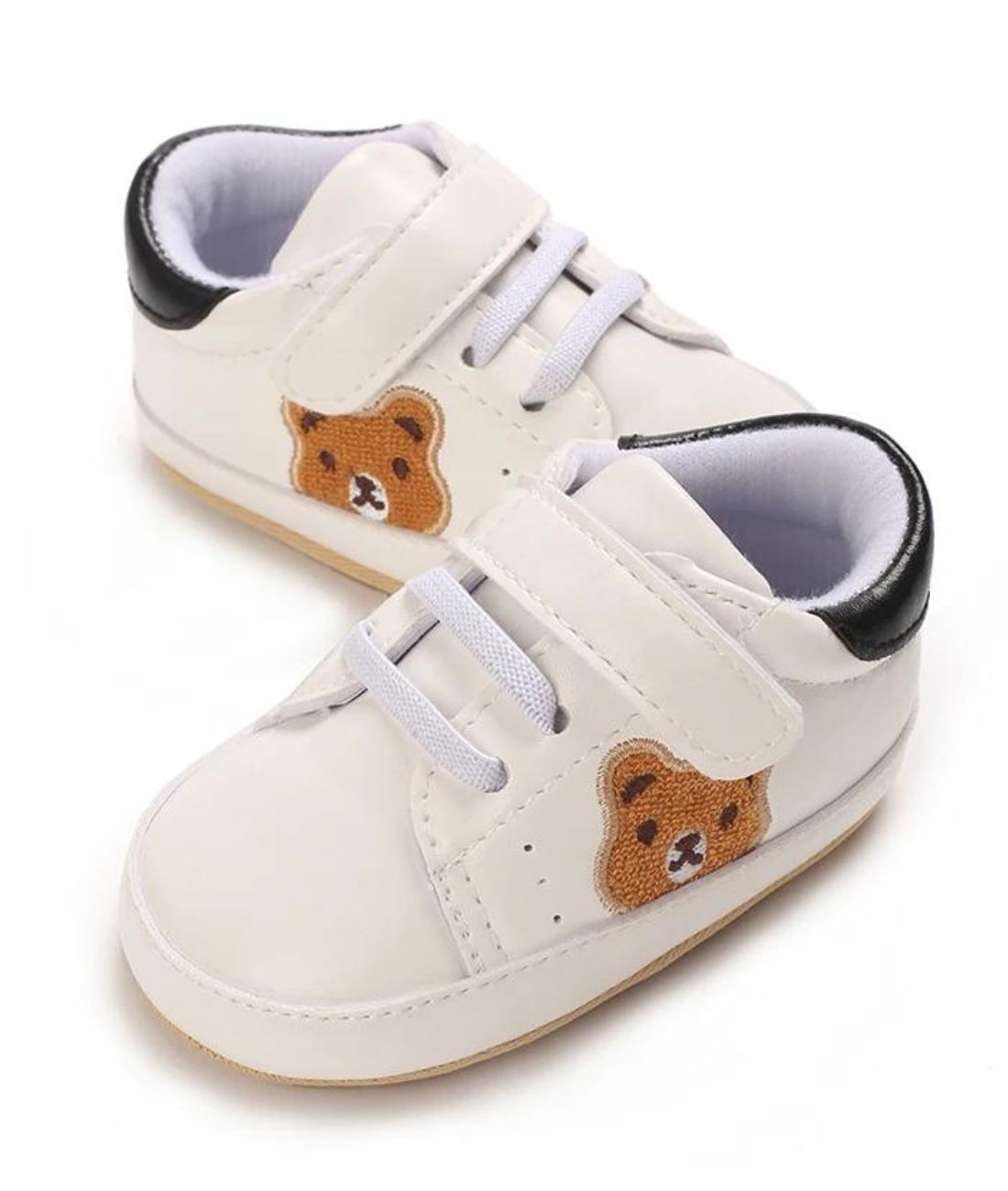 Mocassin Souple en Cuir Beige Sable – Bébé