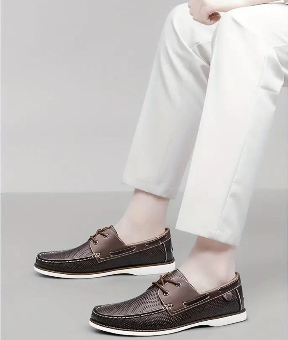 Mocassins Style Bateau En Suédine Pour Homme