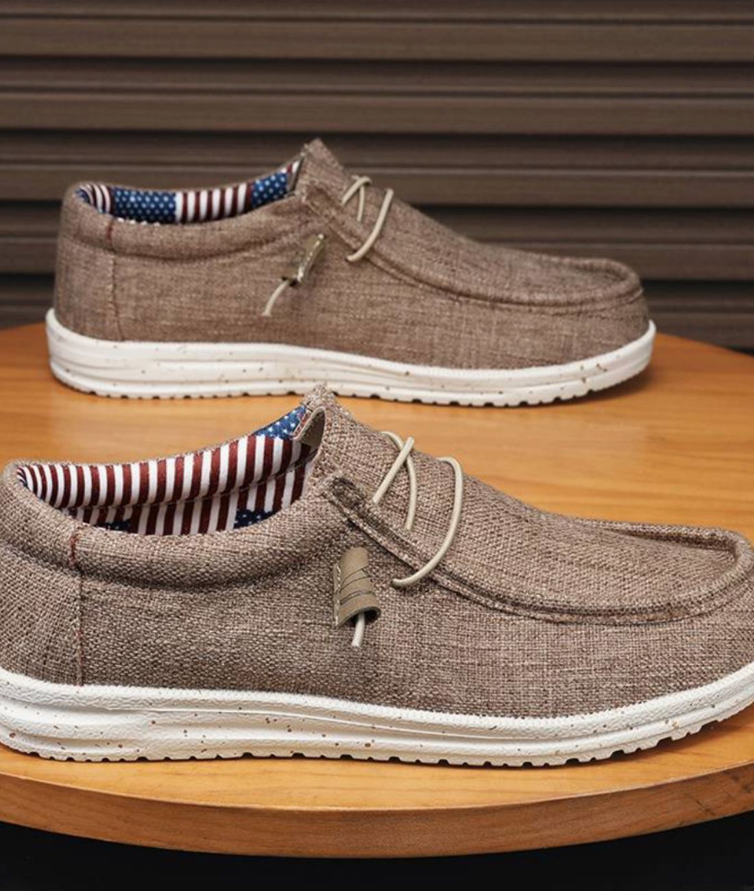 Mocassins Style Bateau À Lacets Tendance Pour Homme
