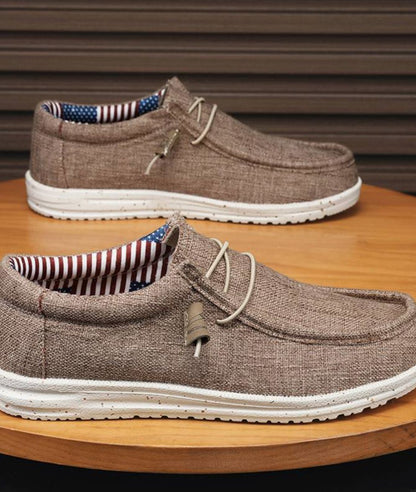 Mocassins Style Bateau À Lacets Tendance Pour Homme