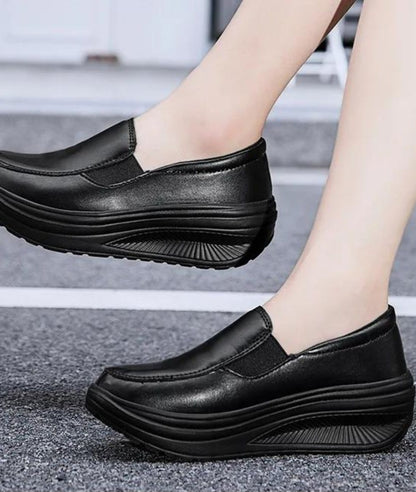 Mocassins À Talons Compensés Pour Femme