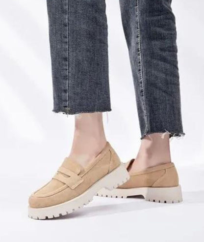 Mocassins En Velours synthétique Pour Femmes