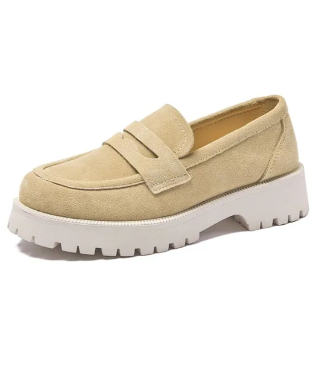 Mocassins En Velours synthétique Pour Femmes