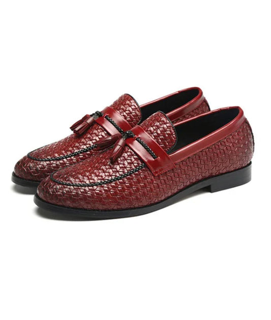 Mocassins Vintage À Glands Colorés