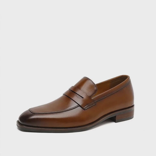 Mocassin Cuir Homme Marron