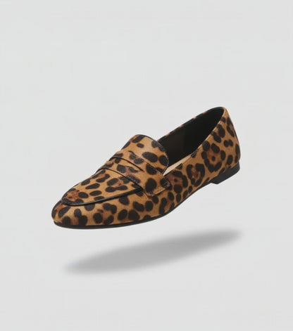 Mocassins en Cuir Imprimé Léopard – Femme - video